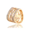 12843 Good quality sell well 18k gold color lucky stone finger ring