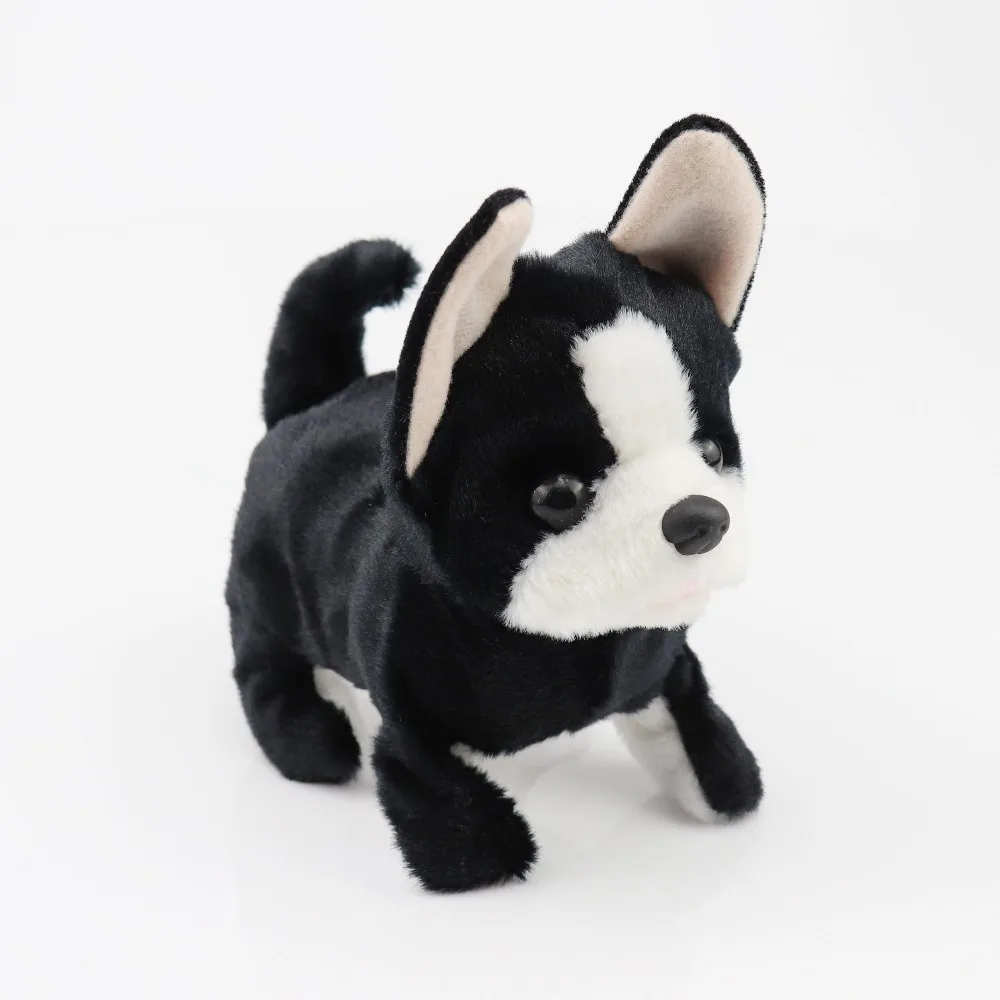 black dog plush