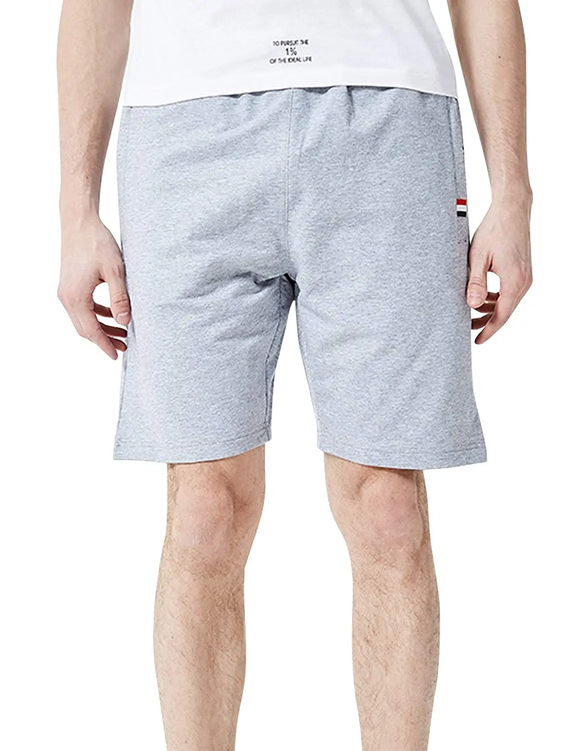 AIEOE Mens Athletic Shorts Comfort Cotton Cargo Shorts Beach Shorts