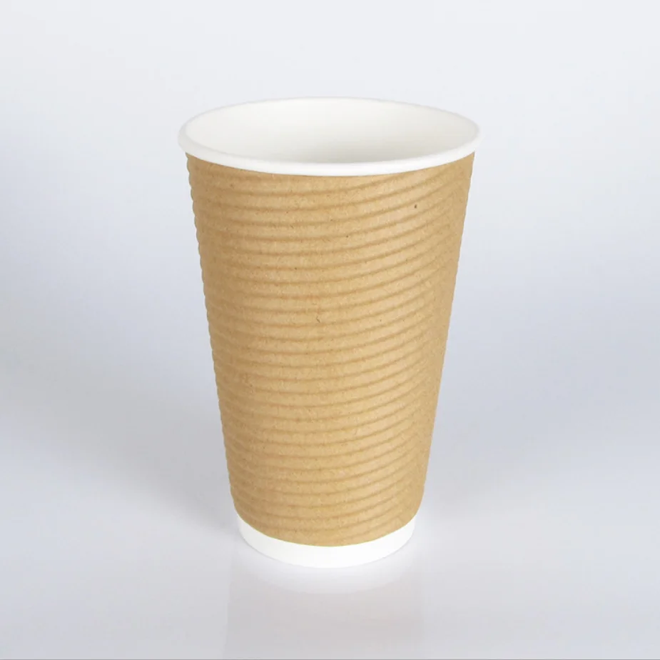 波纹纸杯双壁波纹热饮咖啡杯 - buy 波纹纸杯,双壁纸杯,rippled 热饮