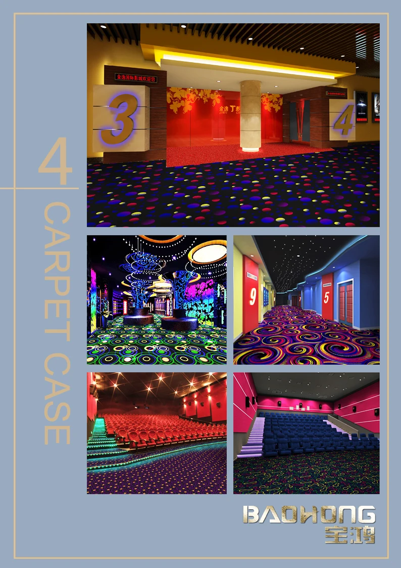 Favorable Price Commercial Carpet For Cinema,Theater Carpet For Theater