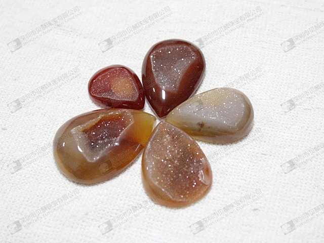 Fashion design natural agate druzy gemstone pendants.jpg