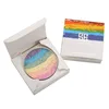 Six Colors High Quality Fashion Makeup Rainbow Highlights Soft Glitter Shimmering Metallic Color Eyeshadow Plate