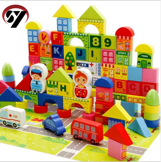 bloques de madera para armar