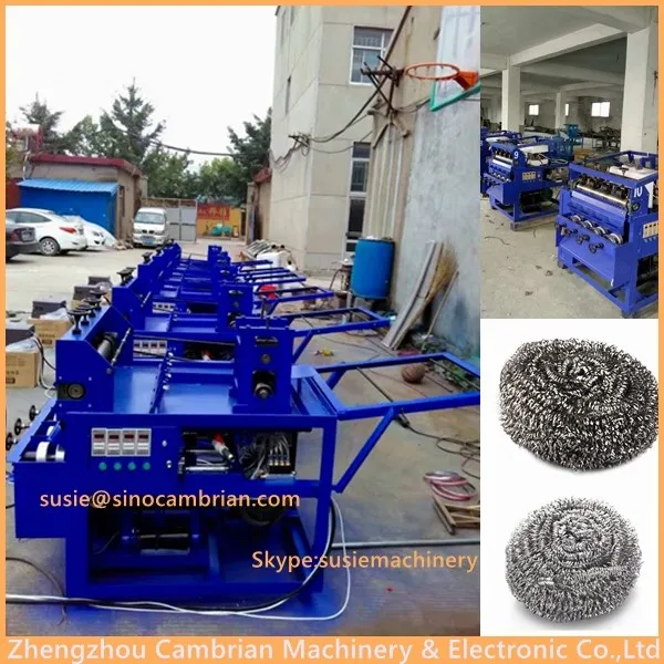 kitchen scourer making machine