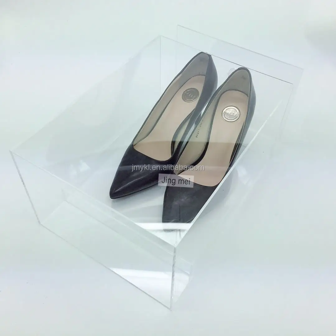 High Quality Clear Acrylic Glass Shoe Box For Display Buy Acrylic Glass Shoe Box,Clear Acrylic