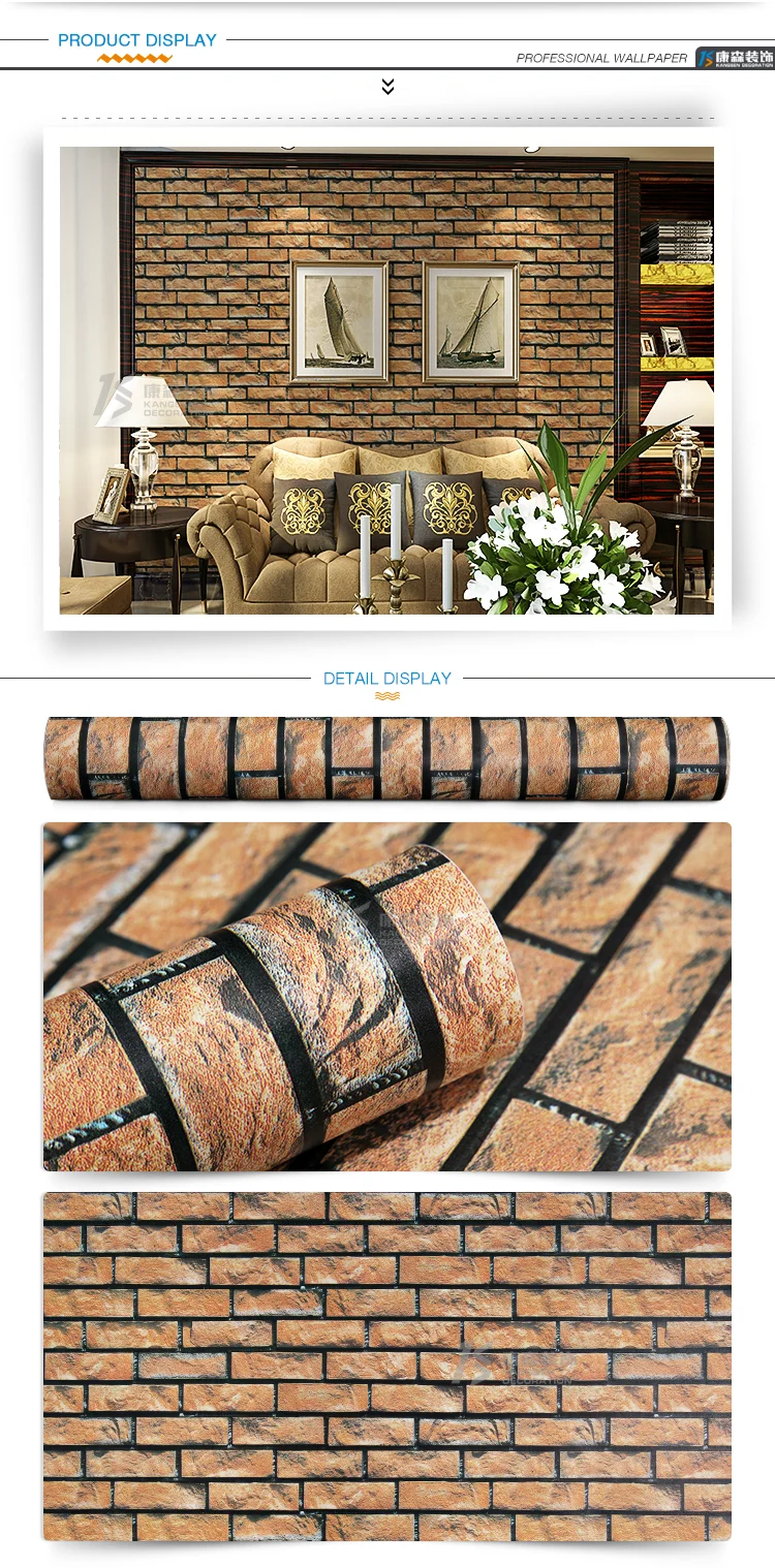 3d Self Adhesive Vinyl Heat Resistant Brick Wallpaper Buy 3d Self Adhesive Wallpaper,Vinyl