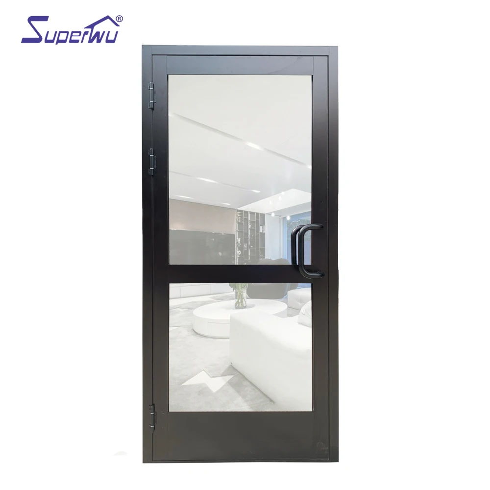 Thermal break aluminium casement door/high quality casement door/used commercial glass doors for sale