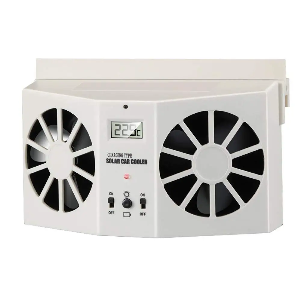 Ocamo Car Solar Energy Air Exhaust Fan Energy-saving Cooling Fans Universal Use