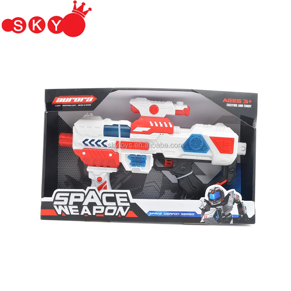 Birthday Gift Space Weapon Gun Toy With Light And Music - Buy Birthday ...