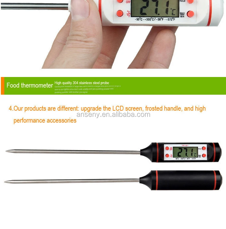 2018 High Quality Digital Cooking Food Probe Thermometer For Kitchen