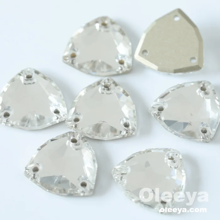 Hot Sale Top Quality Navette Sew on Crystal AB Rhinestone Horse Eyes Sewing Rhinestone for Women Dresses