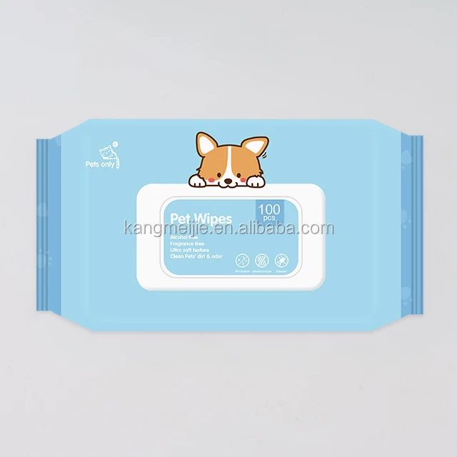80pcs Antibacterial Pet Dogs Cats Cleansing Wet Wipes Buy Pet Wipes