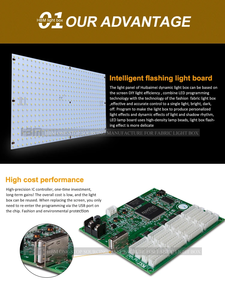 led dynamic light box