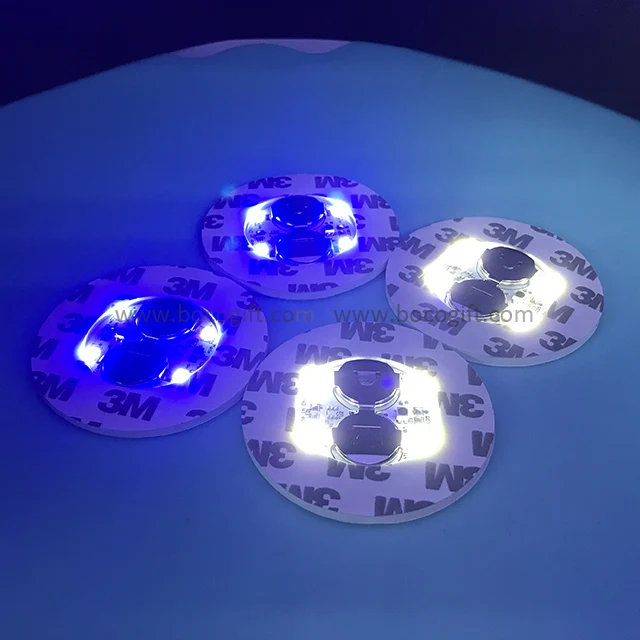 Led Bottle Lights Sticker Pads For Display Best Price Factory Supply