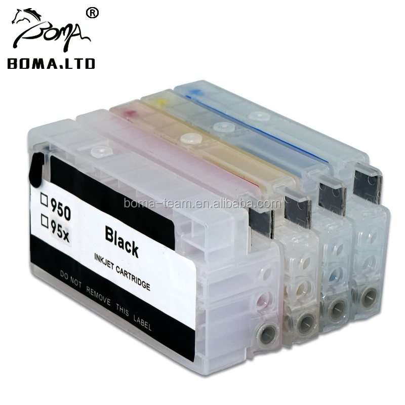 Boma 60ml 4colors Refillable Ink Cartridge 953xl For Hp Officejet Pro