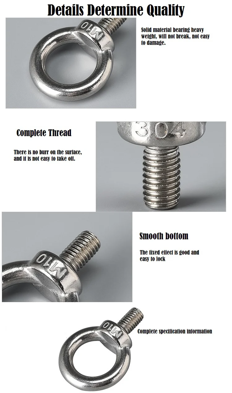 Nut Fastenal For (lifting) Carbon Steel Nuts Eye Bolts And
