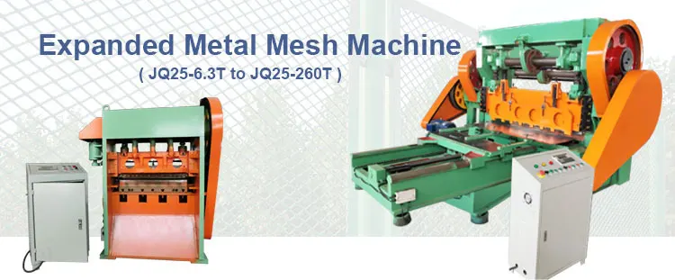 custom different type of expanded wire mesh machine in china