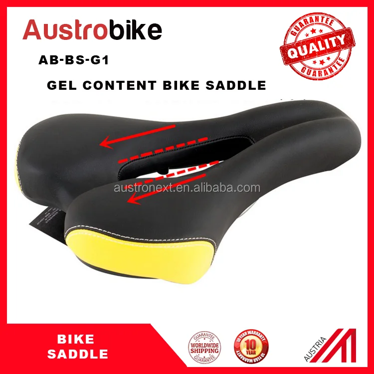 green bike saddle