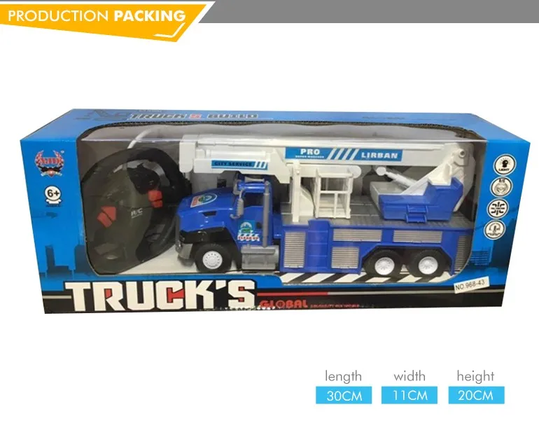 blue fire truck toy