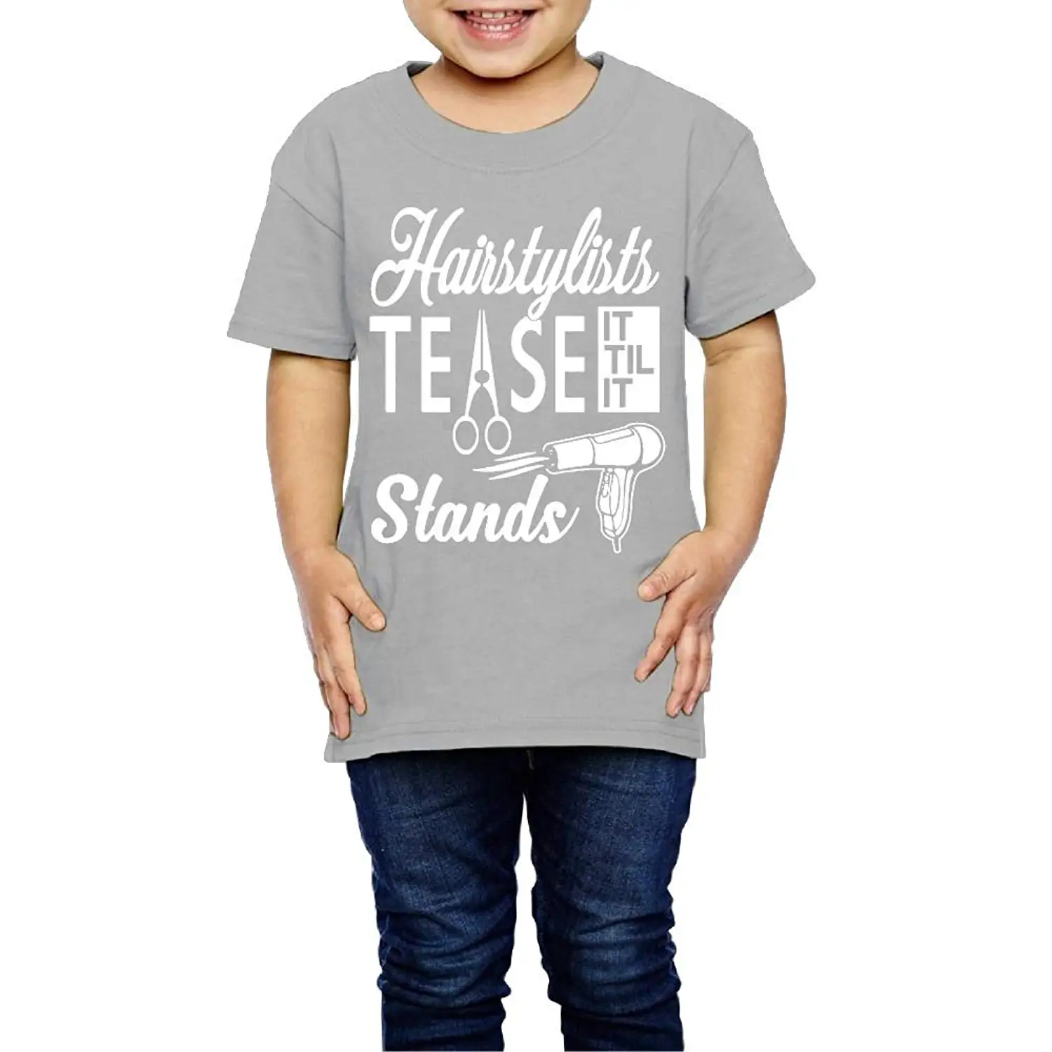Yishuo Kids Funny Mug Funny Travel Shirt Short Sleeve RoyalBlue 4 Toddler