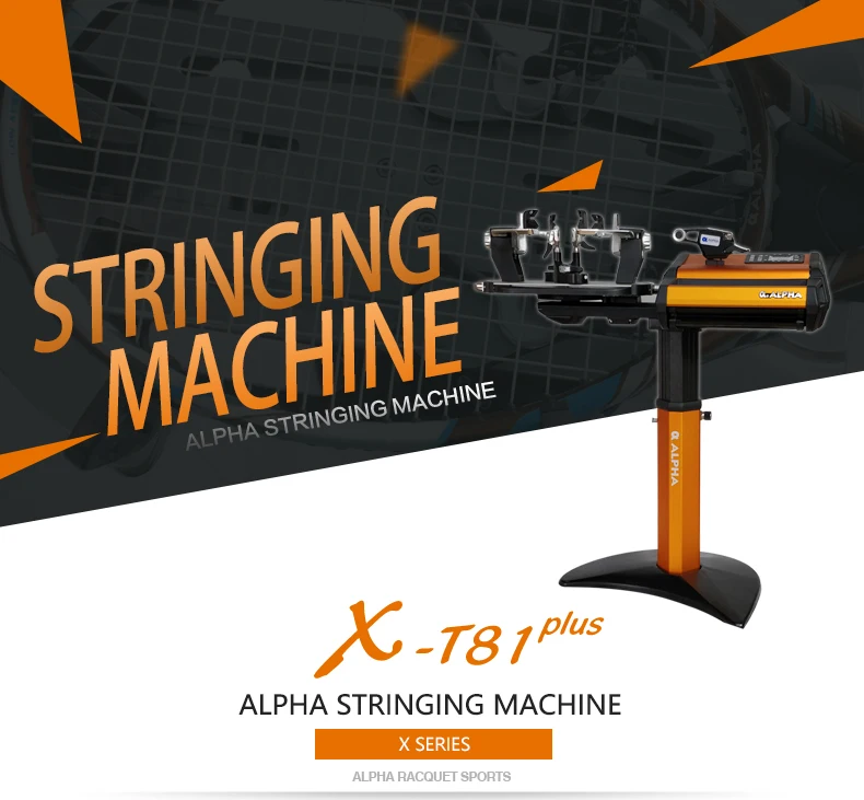 Alpha Computer Tennis Stringing Machine For Automatic Badminton Racquet
