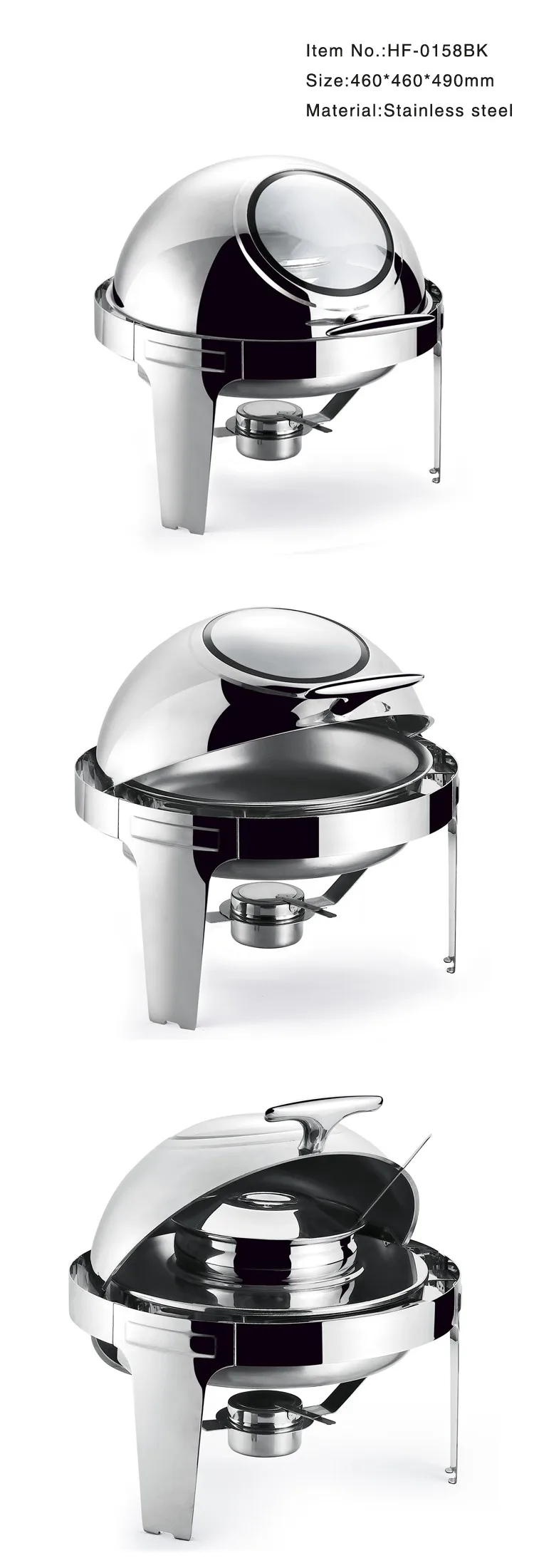 Stainless Steel Chafing Dish With Window For Sale Of Electric Chafing