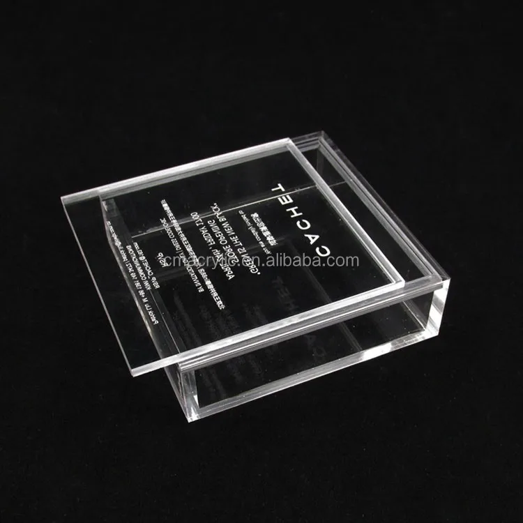 High Transparent Small Plexiglass Box With Sliding Lid Buy Plexiglass