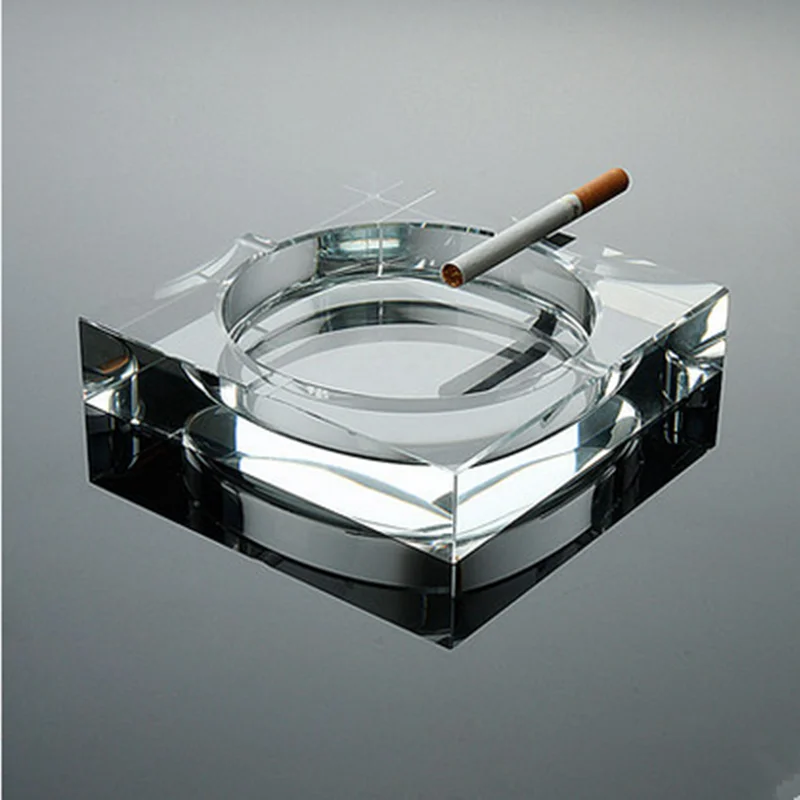 Blank Clear Glass Ashtray On Sale In China Ks13601 Buy Glass Traphy