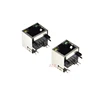 RJ45 Network Ethernet FEMALE SOCKET with light RIGHT ANGLE 56 8P8C female jack connector
