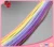 Fashion Rainbow gradient 50cm Mobile Spiral Earphone cable Cord Protector with mixed colors