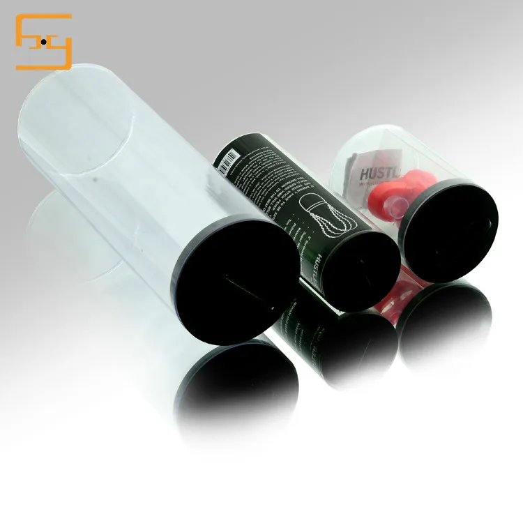 Custom Plastic Pvctube Cylinder With Pp Lid For Packaging Buy Clear