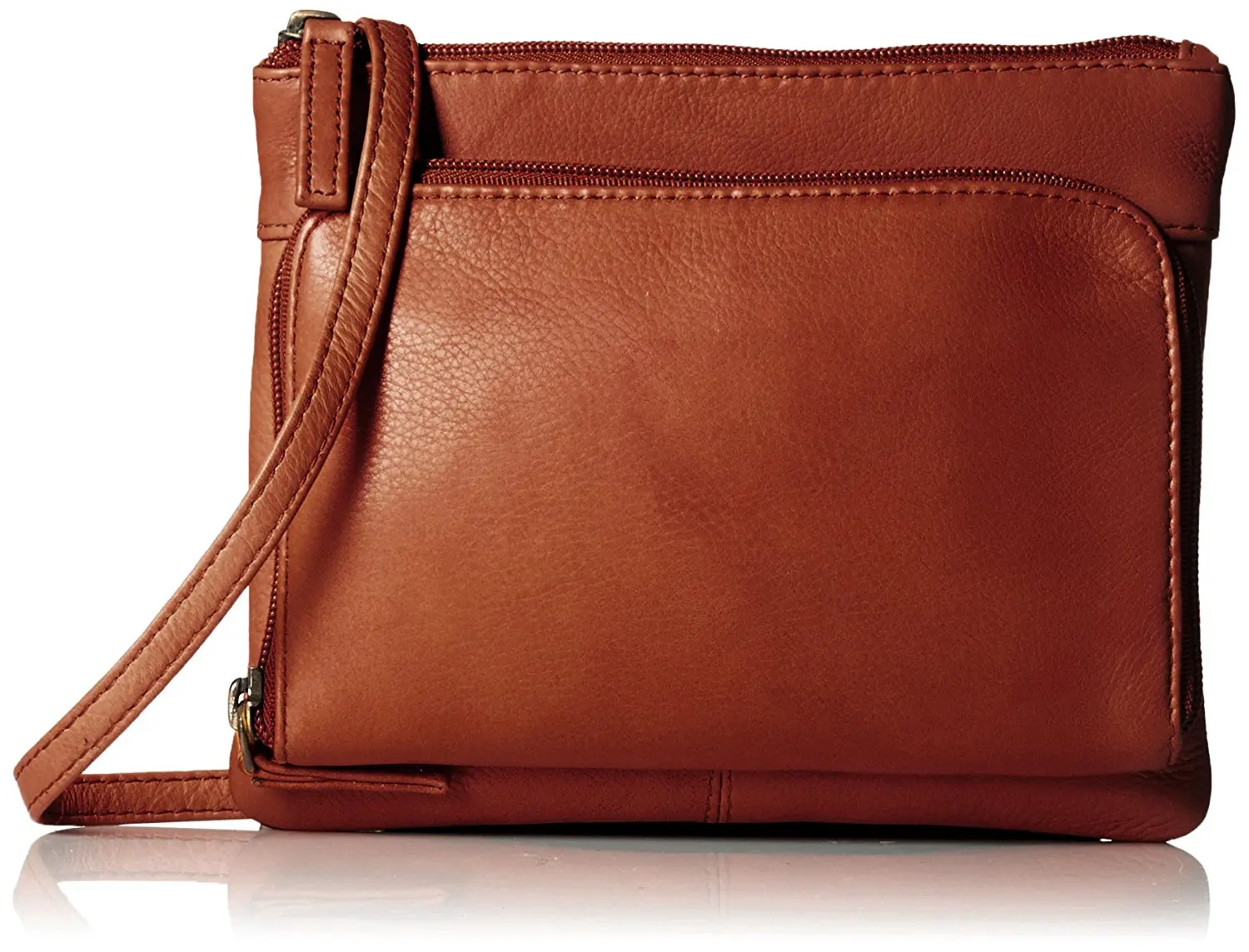 Visconti Handbag Find Deals On Line At Get Quotations Visconti Sling Bag Handbag Leather Messenger For Las Brown One Size