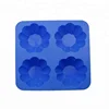 Hot Sale Food Grade 4 Cavities Silicone Ice Cube Tray Silicone Molds