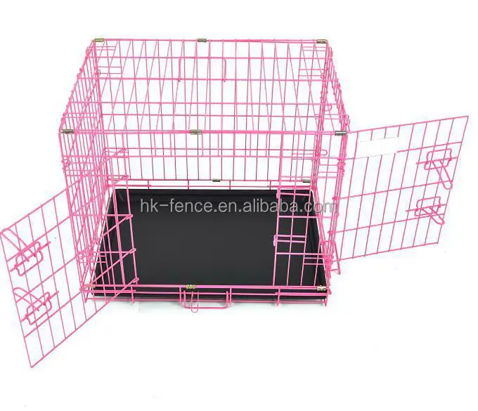 2 door folding dog crate