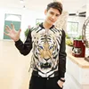 New design mens tiger head printed jackets M/L/XL