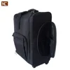 New product Soft nylon 2-wheels rolling make up bag beauty trolley case