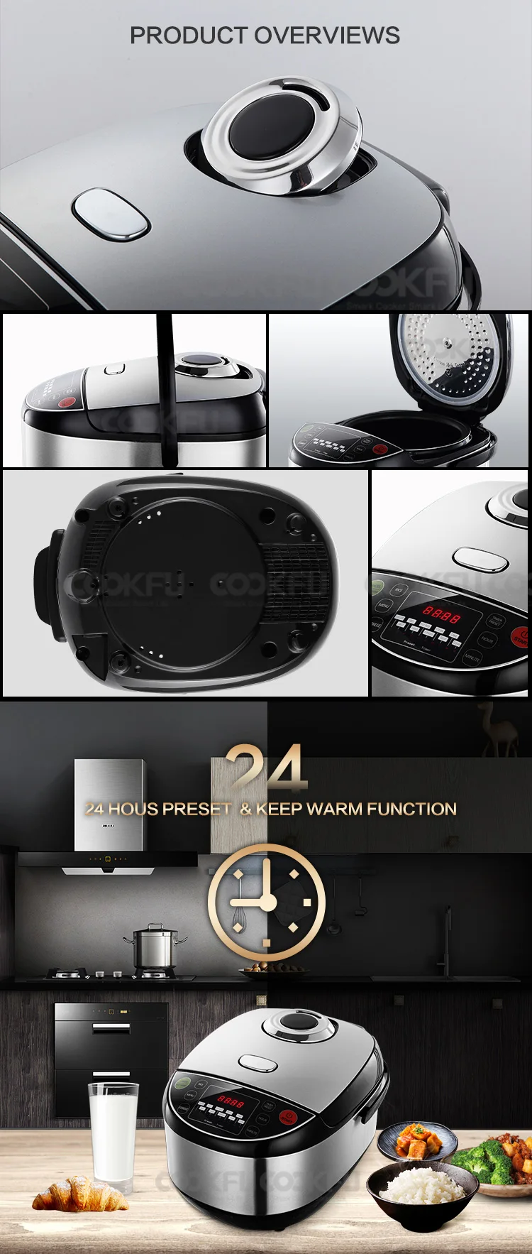 Stainless Steel Inner Pot Electric Rice Cooker Buy Rice Cooker