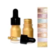 Wholesale OEM highlighter cosmetic multi color small bottle liquid highlighter for body