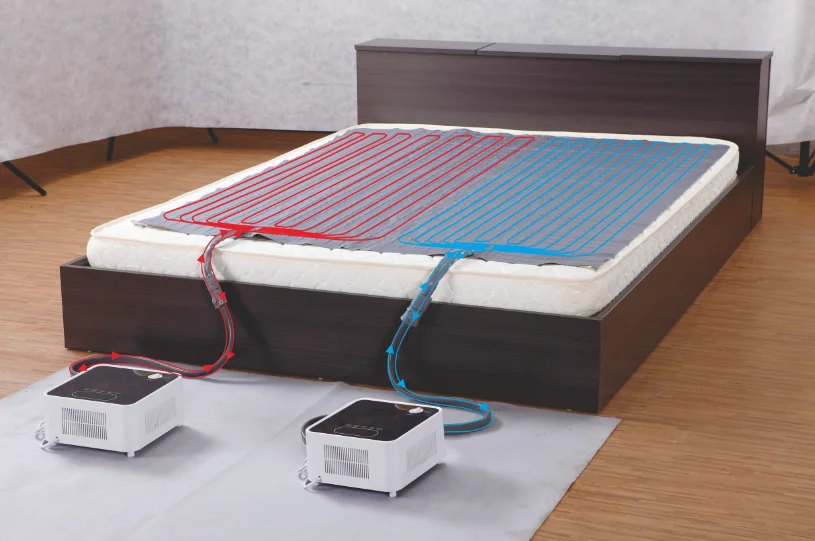 temperature adjusting mattress pad