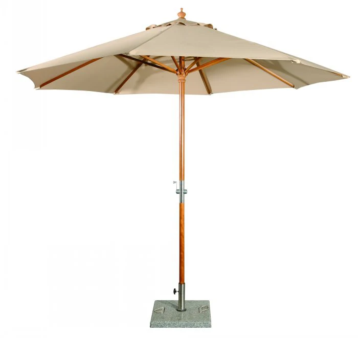 wooden umbrella