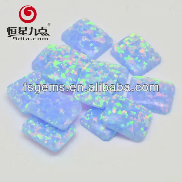 Best Price With 9*11 OCT Cabochon Cut Various Color Synthetic Opals for DIY Jewelry Design