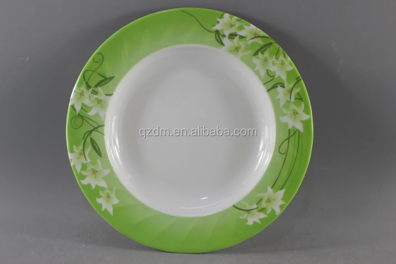 9inch Melamine Wave Suop Plate Plastic Deep Serving Plate