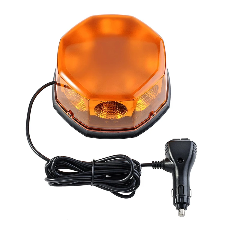 Flashing Yellow Light Fork Truck Vehicle Car Roof Ceiling Warning Flash Beacon Light