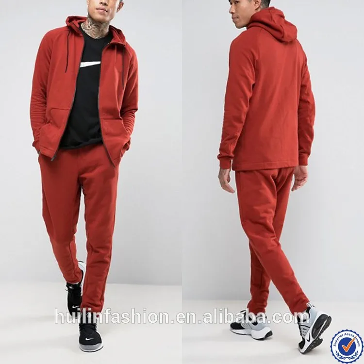 2017 Create Your Own Brand Tracksuit 100 Cotton Two Pieces High