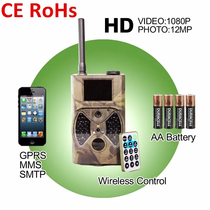 12mp Digital Trail Cameras For Hunting And Pir Sensor Forest Covert
