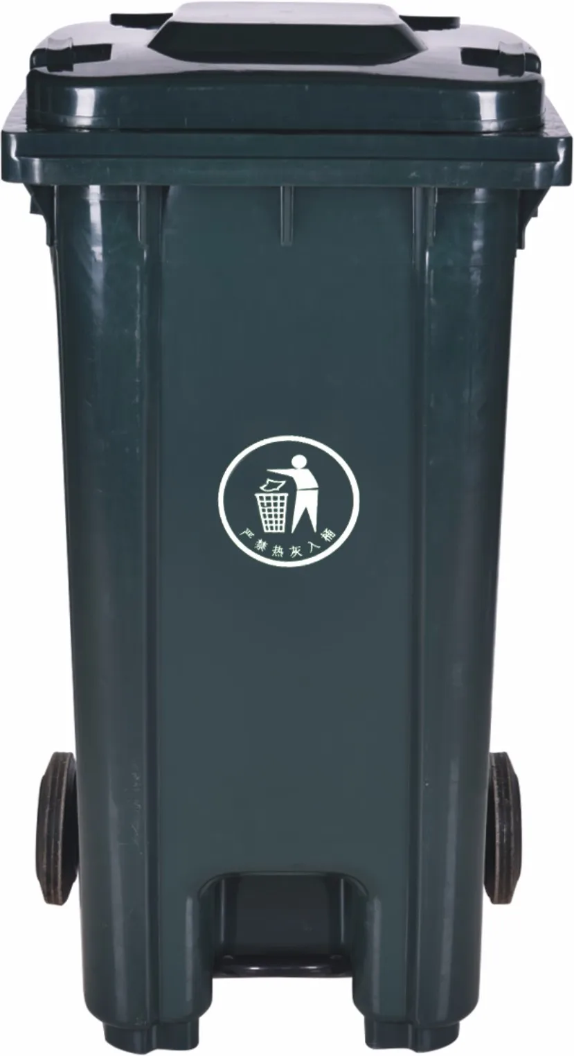 Hospital Trash Cans Outdoor Hdpe Plastic Handmade Dustbin With Wheels