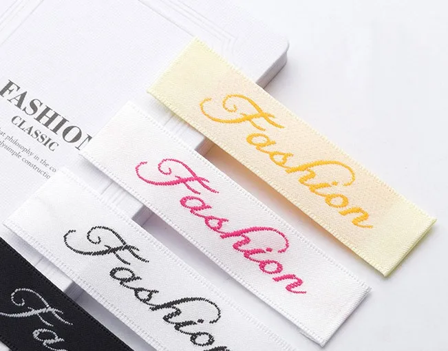 Cheap Custom Damask Woven Clothing Labels For Clothing/custom Clothing ...