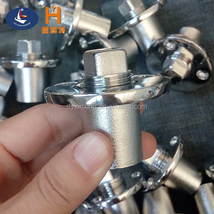 Marine Supplies Sailboat Parts Accessories Brass Scupper Drain Plug