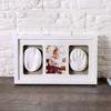 Anniversary kit for Baby or pet handprint footprint Picture Frame clay keepsake wood photo shadow box frame